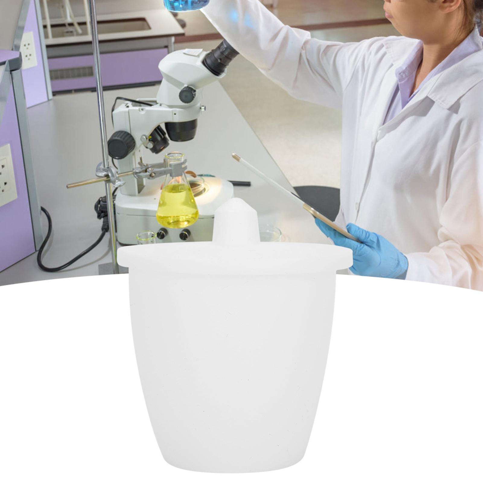 

Лабораторный тигель высокой формы ПТФЭ тигельная чашка с крышкой экспериментальные принадлежности 30 мл