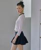Jun Jun Space Mini Flare Skirt_Navy