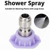 4-Way Mist Spray Nozzle 1/4 Inch Speed Connect Water Atomizing Sprayer Low Pressure Misting Tips for Outdoor Cooling & Watering