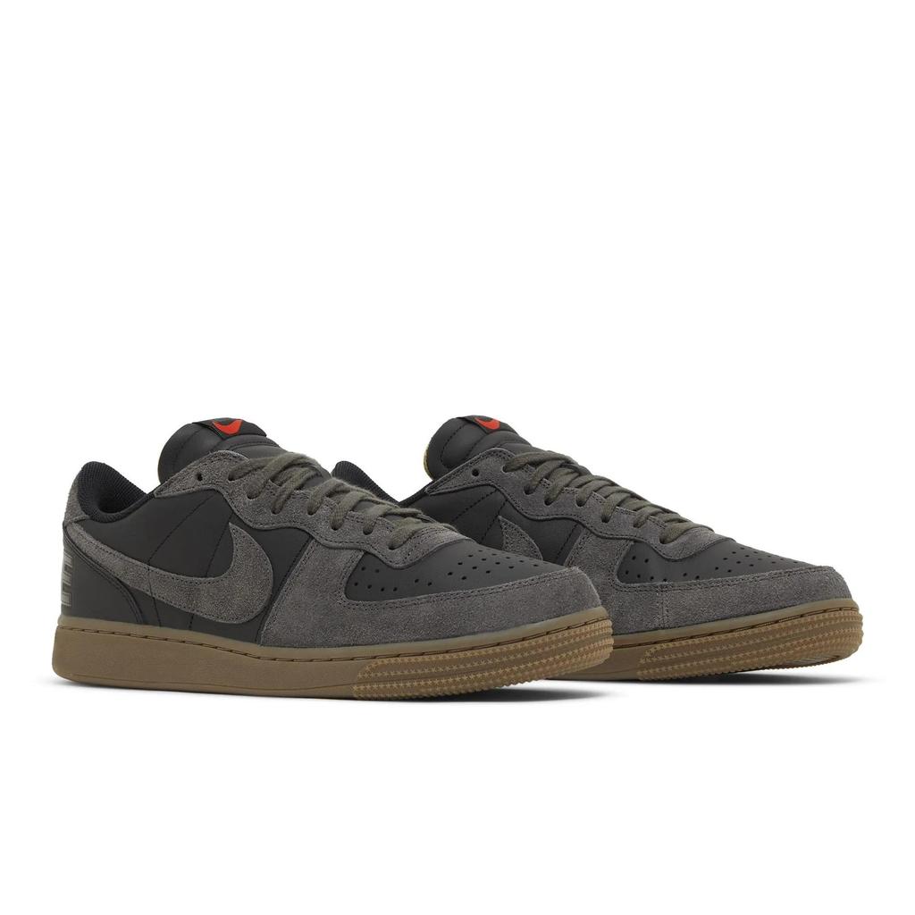 Nike Terminator Low 'Medium Ash Gum' (Unisex) Black / Medium Ash / Gum Dark Brown Skate Shoes FV0396 001