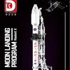 USA Launch Space X Falcon Model Rocket Building Block Carrier Tower Bricks Toy Decorative Ornaments Novelty Kids Toys Navidad