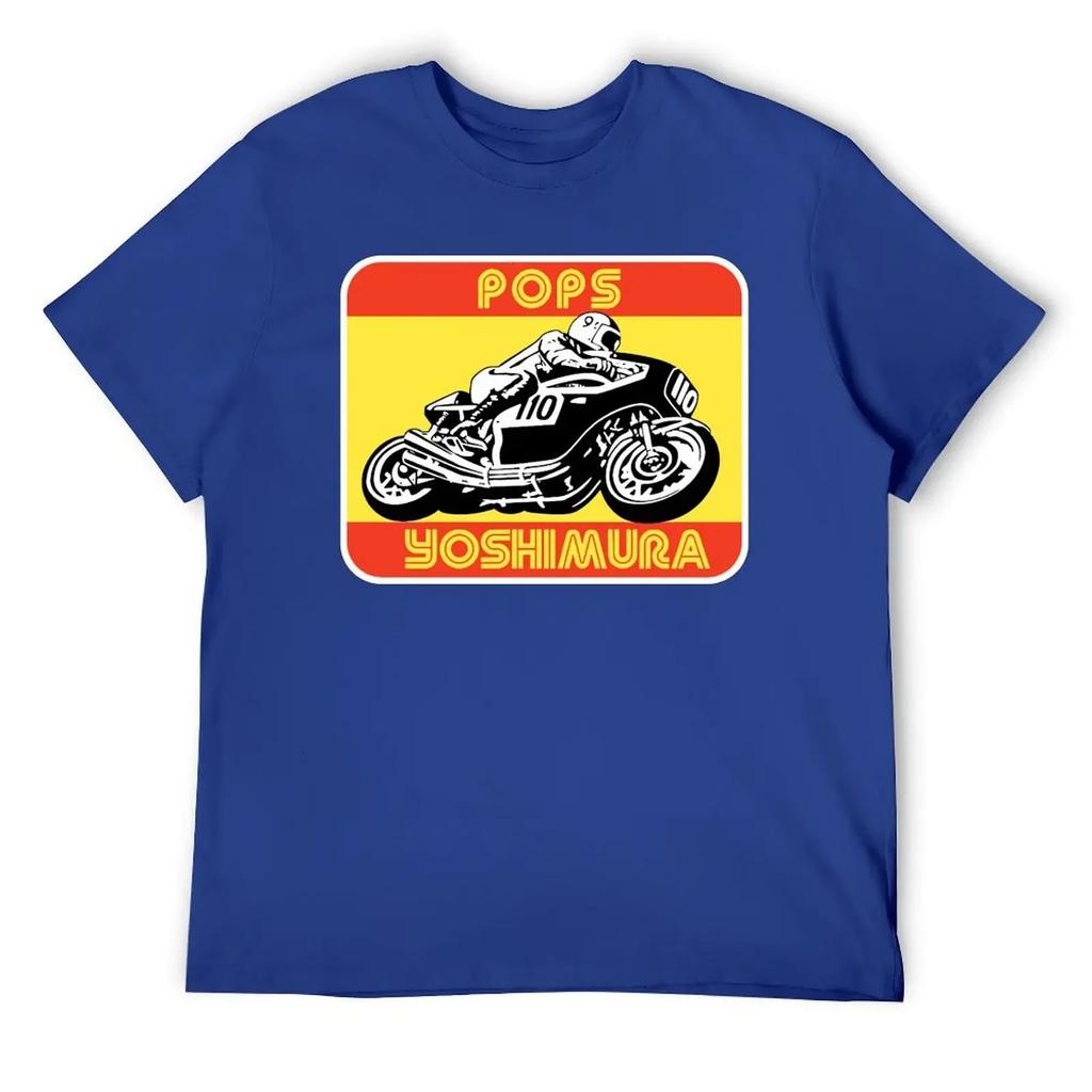Sport T-shirts Hot Sale Funny Novelty Home Eur Size POPS Yoshimura Classic Round Neck T-shirt clothing harajuku