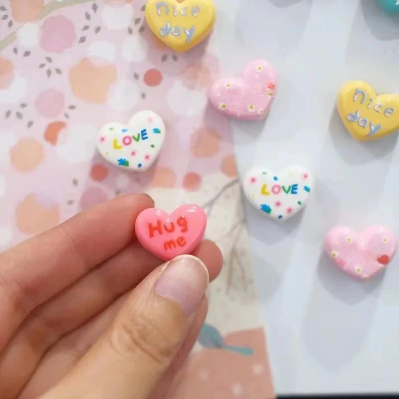 10pcs Korean English Letters Love Refrigerator Sticker Decoration Magnetic Magnet Po Magnetic Sticker Magnet Stone Whiteboard
