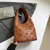Crossborder Fashion Large Capacity Bucket Bag With Rivets For Daily Fashion And Versatile Style