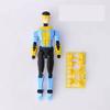 3D Tištěná kloubová akční figurka Invincible Mark Vícekloubový pohyblivý model Sběratelská hračka Pruhovaný design 13 cm