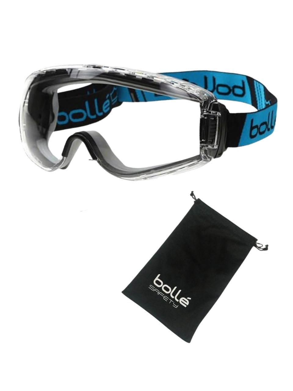 

Стрелковые очки PILOT2 Pilot 2 OTG Прозрачный тканевый мешочек Оригинальная чистящая салфетка CIWS Можно носить с очками [Bolle] + +