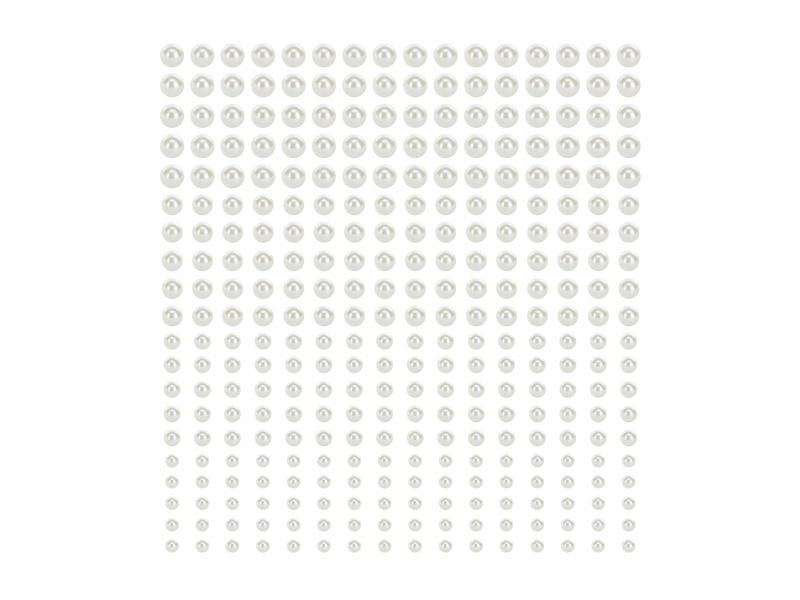 Parelstickers - 440 Stuks, 4 Maten (3-6 Mm), Parelmoer