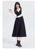 Women's Gray Sleeveless Vest Dress - Academy Style Teacher Interview Outfit