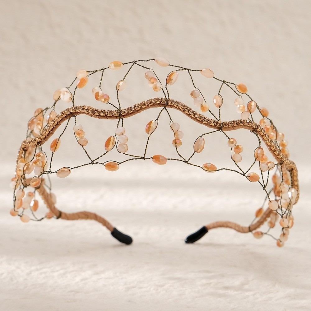Wedding Headpieces Sparkling Rhinestone Tiara Elegant Headbands Bride Hair Bands  Women