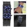 Fashionable Steel Band Couple Bracelet Watch LED Lighting Electronic Wristwatch (#1)
