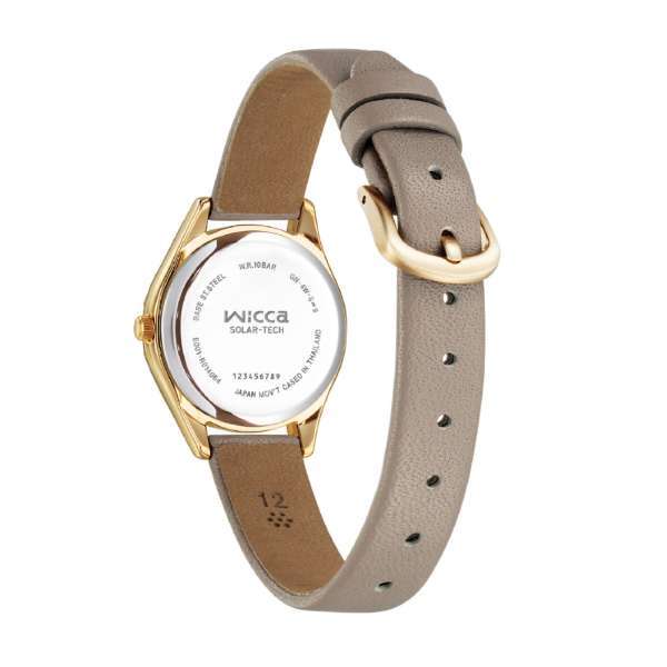 Citizen Wicca Solar Watch for KH3-525-90 Women, White/Beige