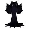 New Autumn Halloween Party Role-Play Witch Costume Gothic Dress Long Maxi Dress