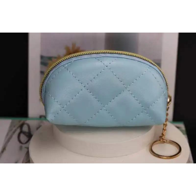 New PU Leather Key Pouch, Large Capacity Wristlet Coin Purse , Women's Zipper Small Wallet for Change & Cards