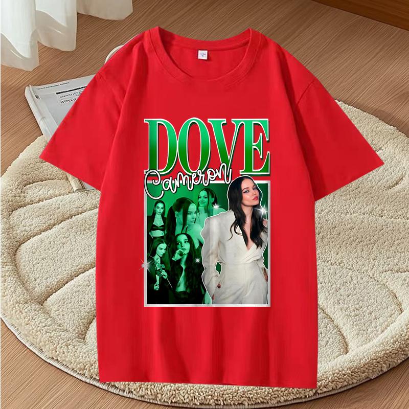 

Dove Cameron Y2K Tee Boyfriend T Shirt Unisex Women Oversized 100 Cotton Graphic Short Sleeve Summer Print Unisex Plus Size Tops 4XL