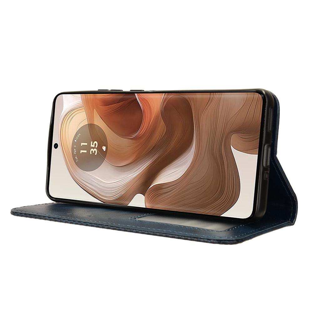 For Motorola Edge 50 Ultra 5G/Moto X50 Ultra 5G Case Retro Leather Phone Wallet Cover