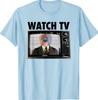 Fernsehen schauen. Gehorche. Kultiges Retro-Kultklassiker 1980er Jahre Filmzitate T-Shirt