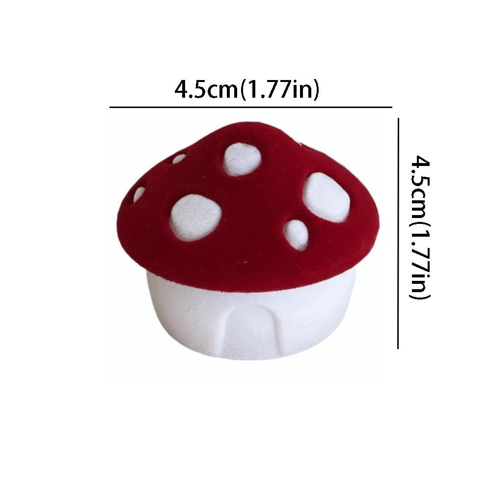 Fluffy Texture Velvet Jewelry Display Box Jewelry Storage Case  Necklace Storage красный