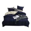 Soft Brushed Microfiber Bedding Set Solid Color 4-Piece Comforter Cover Queen King Full Twin