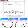 Women Blue Light Blocking Glasses Prescription Reading Myopia Eyewear CR39 Optic Lenses Men Computer TR90 Metal Eyeglasses Frame