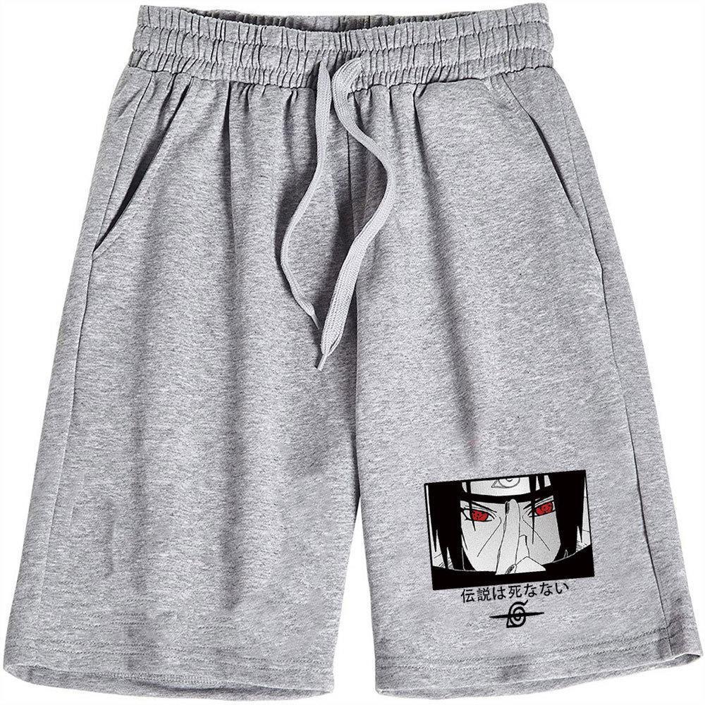 Summer Casual Shorts, Men's and Women's Loose Micro-elastic Printed Sports Five-point Pants
