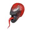 All Red Venom Spider-man Cosplay Mask For Adults Comfortable Latex Headgear