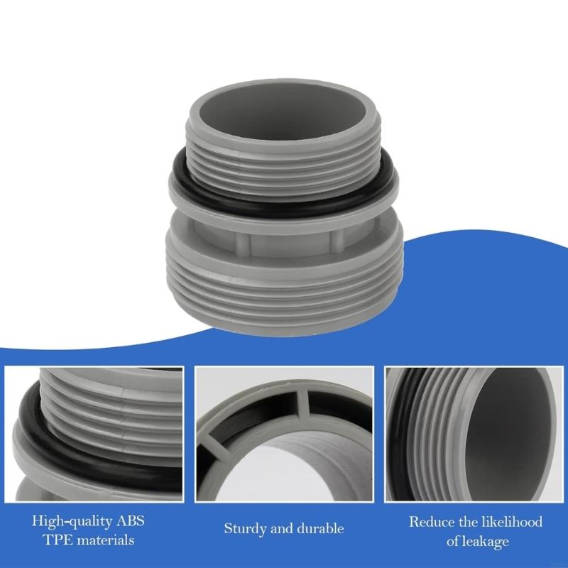 B46E Poolslangset Slangkopplingar Plastmaterial Ersättningsadapter Enkel Anslutning Professionella Slangkopplingar