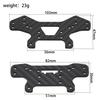Carbon Fiber Shock Tower Plate for MJX Hyper Go 10303 10304 – Front & Rear Suspension Upgrade for 1/16 RC Car
