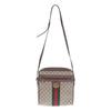 GUCCI  547934 96IWT Shoulder Bag Brown PVC coated canvas/leather Women
