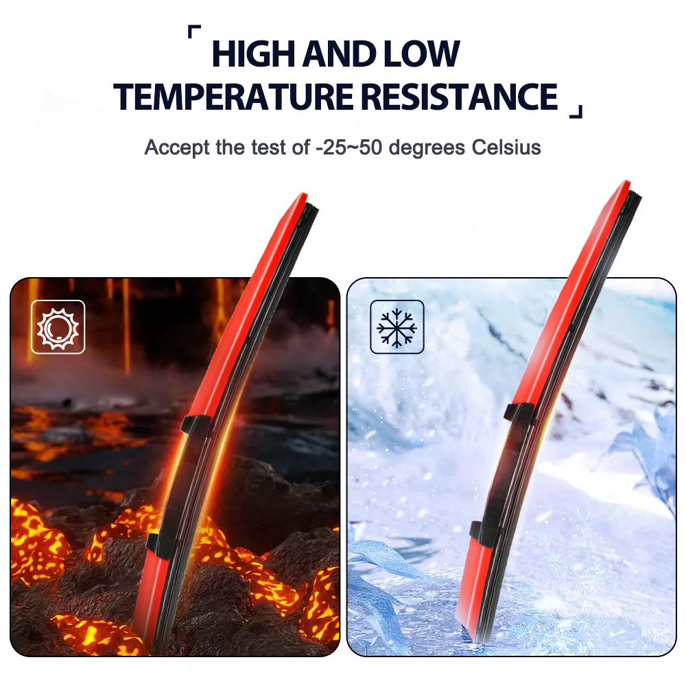 LNJING Colorful Car Wipers For Opel Vauxhall Zafira B A05 2005-2019