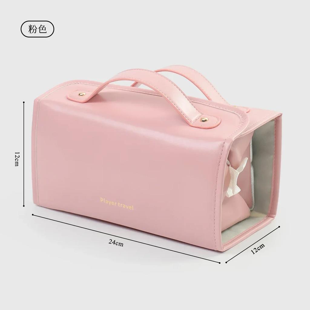2026 New Detachable Folding Makeup Bag, Cross-border Large Capacity Storage Bag, Four in One Makeup Bag for Travel and Outings