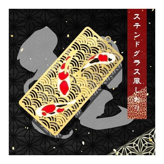 Stained Glass Style Bookmark (Koi Fish B) - Metal Frame, Epoxy Resin, Transparent, Elegant, Luxurious - Adds Flair to Reading Time - For Self or Gift
