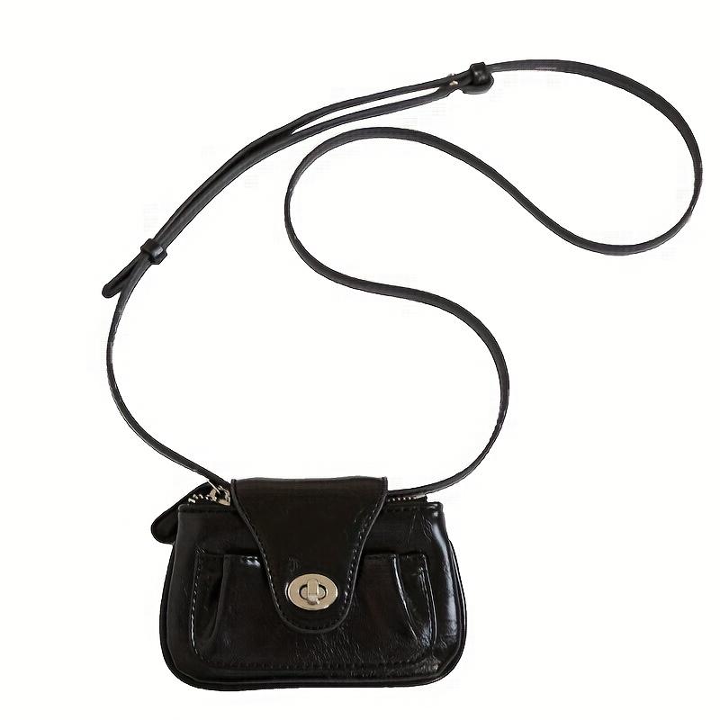 Elegant Mini Crossbody Bags - Lightweight Removable Strap Zip Closure Polyester Lining Durable Zippers Available in Silver Black 1540₽