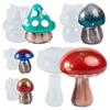 3D Mushroom Silicone Mold Mushroom Resin Mold Mushroom Epoxy Resin Casting Mold for DIY Soap Home Decors Scented Candle