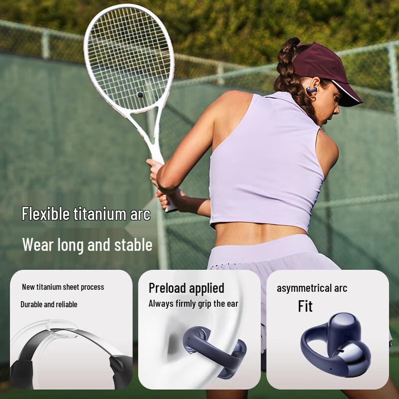 SHOKZ OpenDots ONE Clip-On Wireless Sports Earbuds