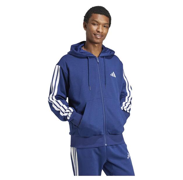 adidas Essentials 3 Stripes Fleece full zip свитшот