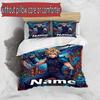 3pcs Duvet Cover Set (1*Duvet Cover + 2*Pillowcase, Without Core), Custom Name Final Fantasy Pattern Bedding Set, Home Bedroom Decor Gift