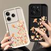 Orange Blossoms Floral Pattern Case For Xiaomi 14T 13T 11T Pro Funda Redmi Note 14 13 Pro 5G 4G 12 11 Shockproof Bumper Silicone Cover