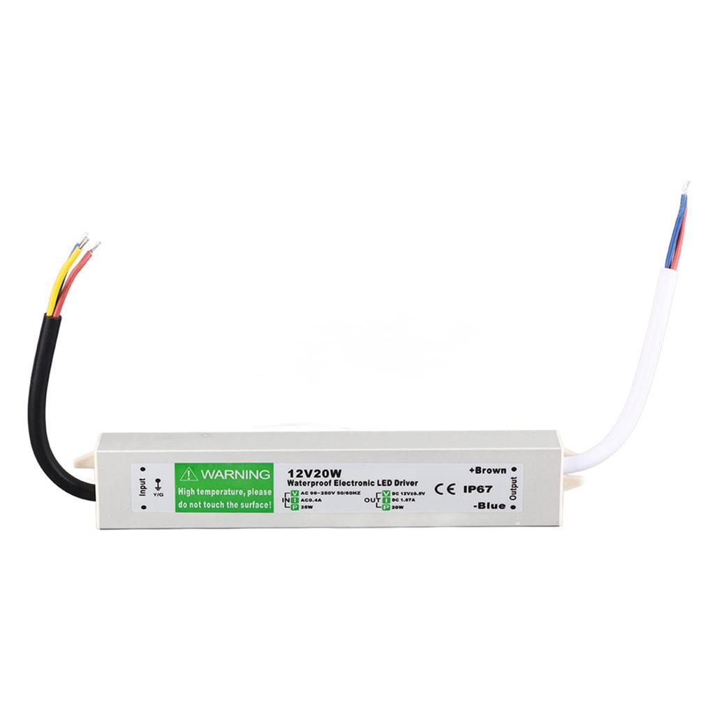 12V 20W Outdoor Wasserdicht LED Netzteil LED Treiber Schaltnetzteil Elektrische Teile