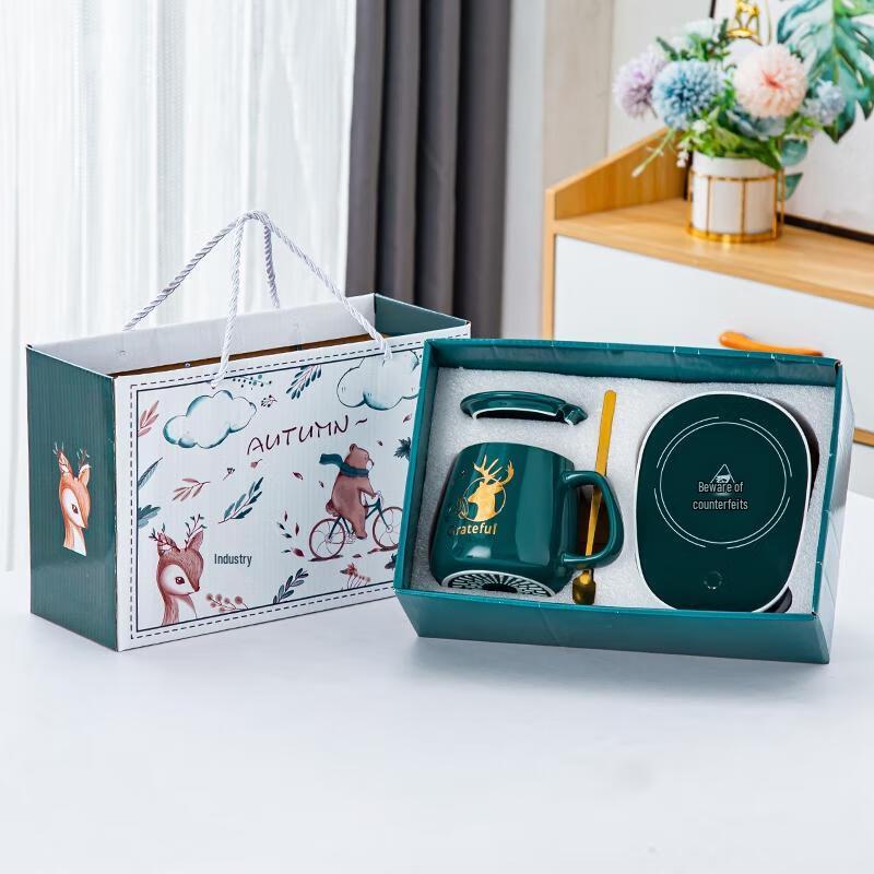 HANDUNYOU Creative Deer Design Glass Cup