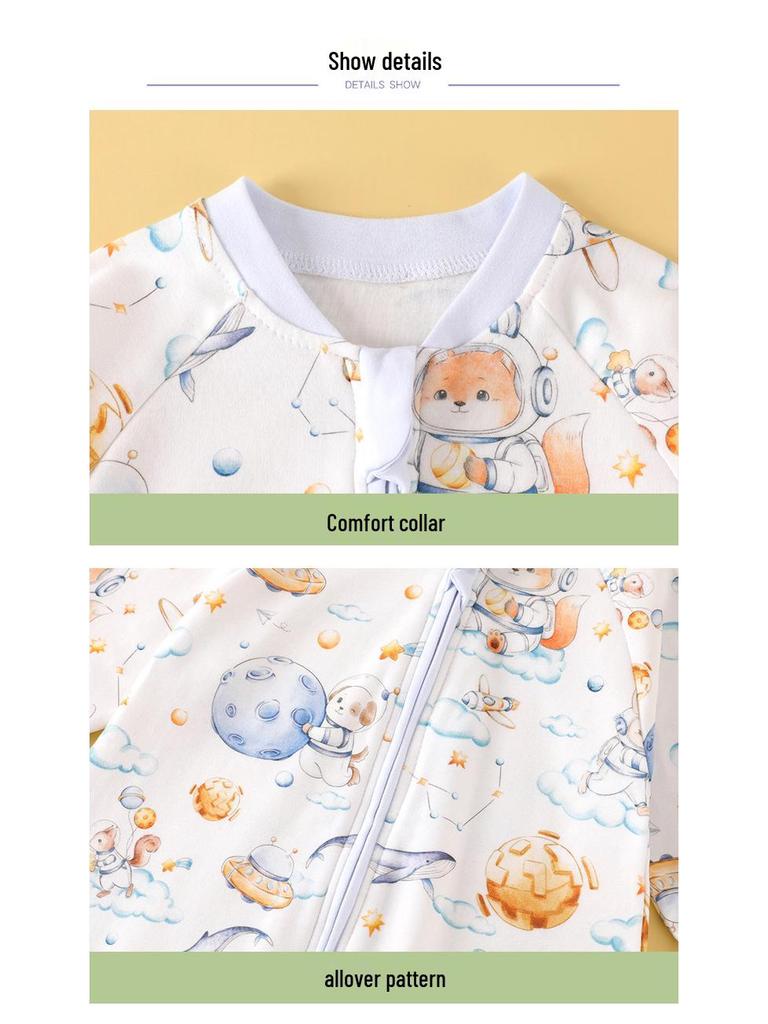 Pure Cotton Baby Romper & Sleeping Bag - Spring/Autumn Collection for Boys & Girls