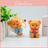 Lovable Bear Butter Pvc Figurine For Creative Desk Decor And Trendy Collectible