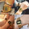 18mm Fine Steel Watchband for CASIO A158 / A159 / A168 /A169 /B650 /AQ230/ 700 Classic Small Square Silver Block  Metal Strap