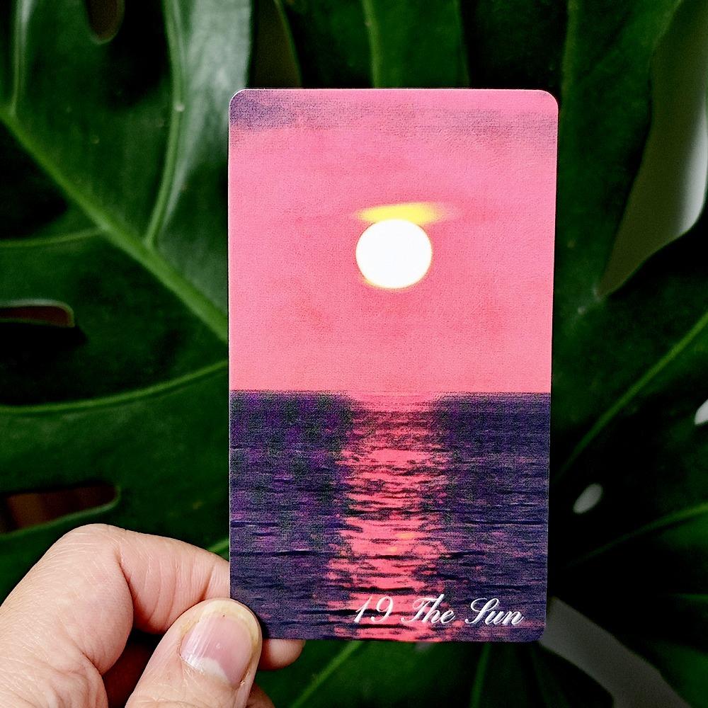 Medytacja w ruchu Tarot 10,3*6cm Łączy się z naturalnymi elementami każdego sezonu 78 sztuk kart tarota opartych na RWS