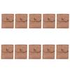 Soft Velvety Jewelry Storage Pouches, 10 Separate Snap-Button Bags for Sorting, Travel Carrying, and Gift Presentation