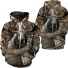 Hoodies 3D Print  Camouflage Animal Elk Wild Boar Boy Girl Casual Fashion Sweatshirts Oversized Hoodie Kids Pullovers Tracksuits