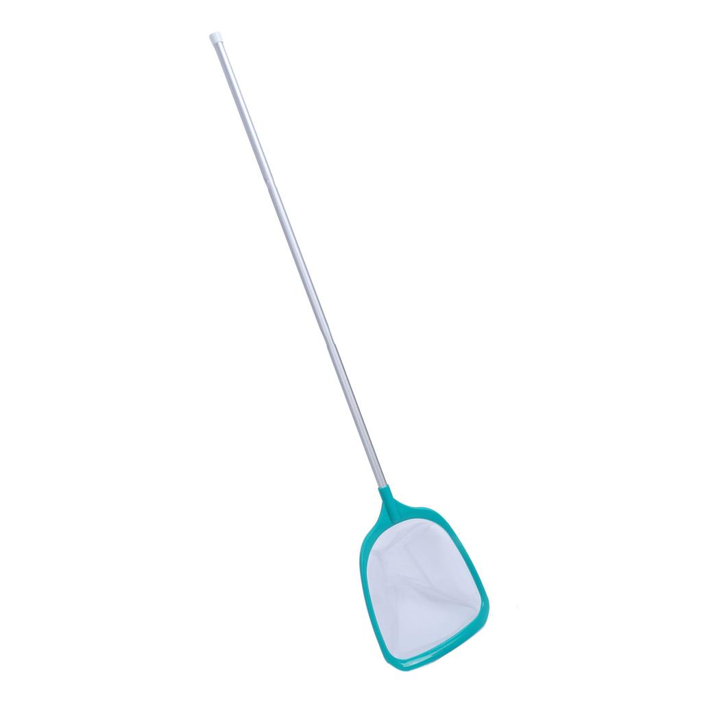 Pool Skimmer Net Fine Mesh Replacement Cleaning Tool Supplies with 3 Section Thread Telescopic Pole