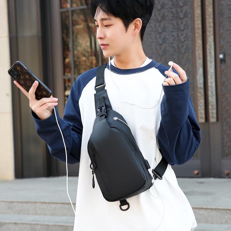 Men's 2024 Cross-Border Large Capacity Multi-Functional Cycling Messenger Bag