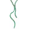 Yhpup Delicate Shiny Multicolored Cubic Zirconia Chain Chest Necklace High Quality Stainless Steel Premium Fashion Jewelry Gift