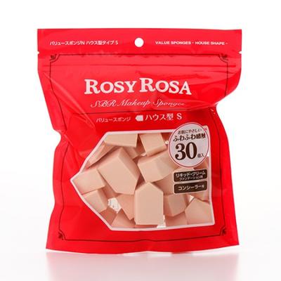 Rosy Rosa Value Sponge N Type S30P Pink House-Shaped