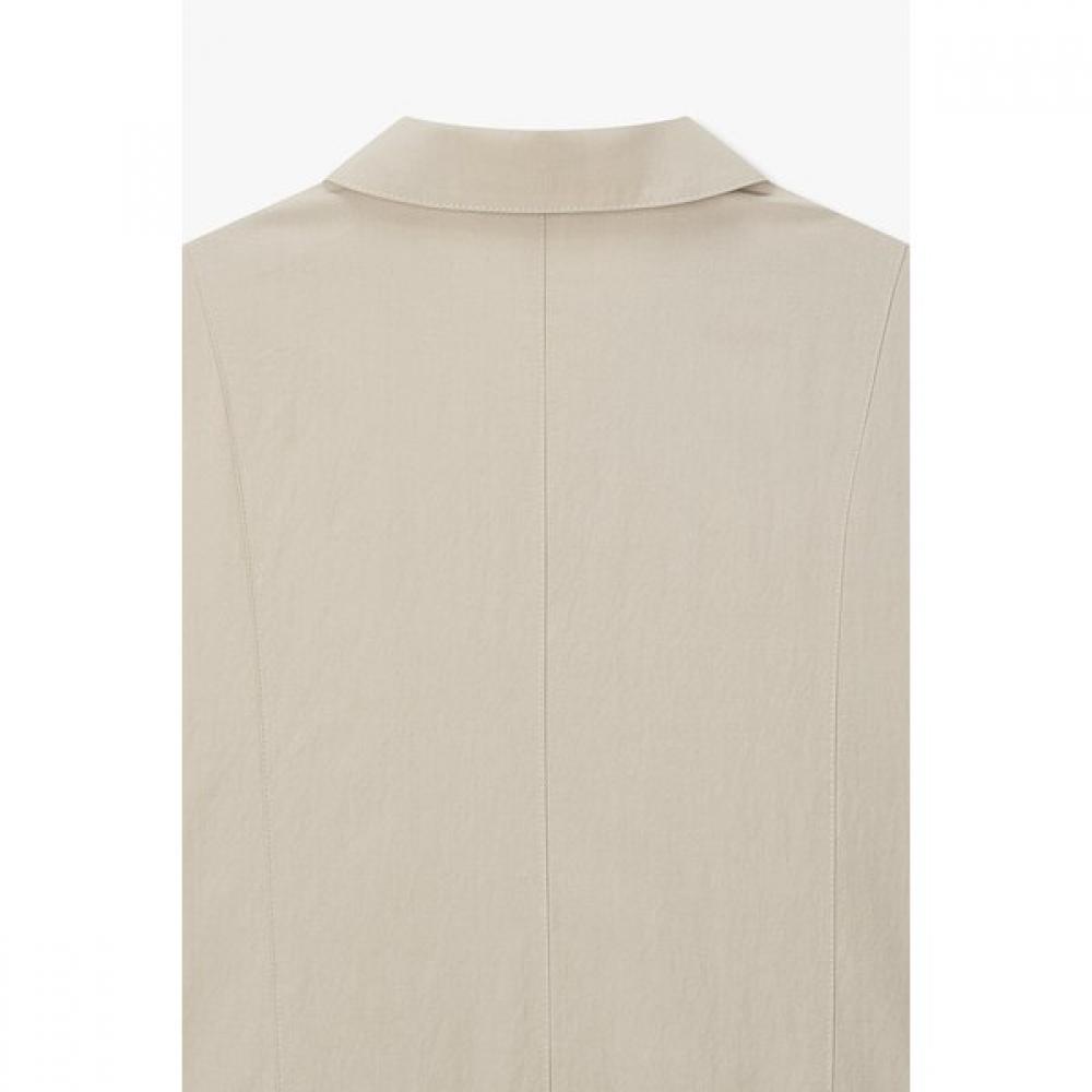 Vov Front Zip Shirt Collar Dress 7156337001